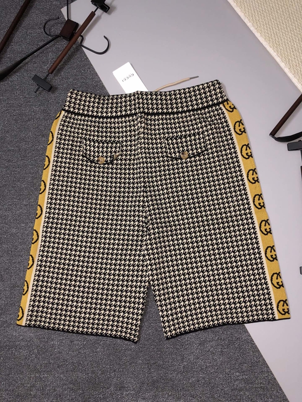 ブランドハーフパンツ細部ディテール